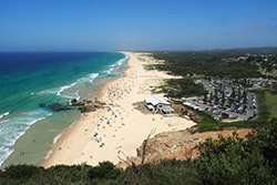 redhead-beach